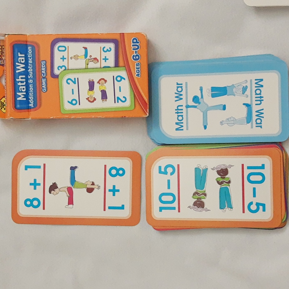 Math War Addition Subtraction Card Game Flash Cards COMPLETE *Bundle Add-On* - Picture 9 of 13